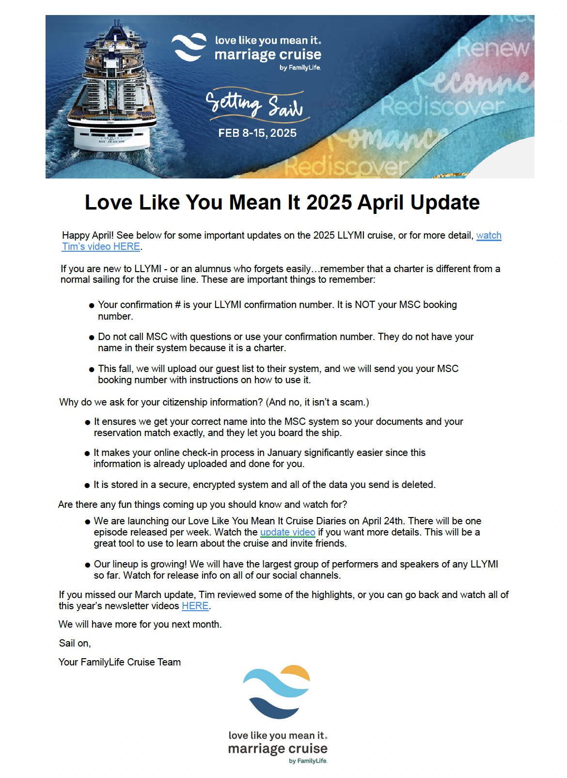 April Newsletter